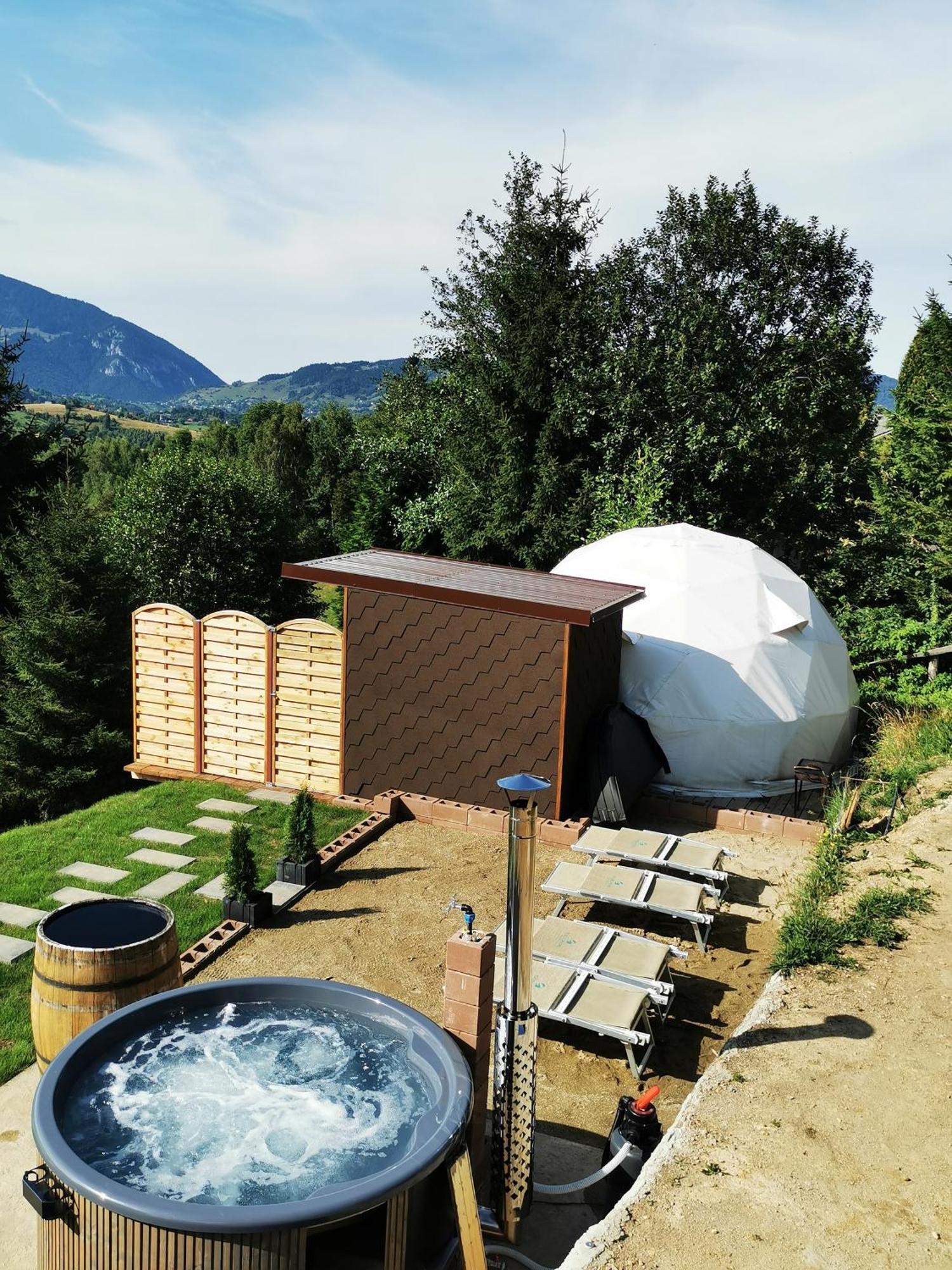 فندق Glamping Zazen Drumu Carului المظهر الخارجي الصورة